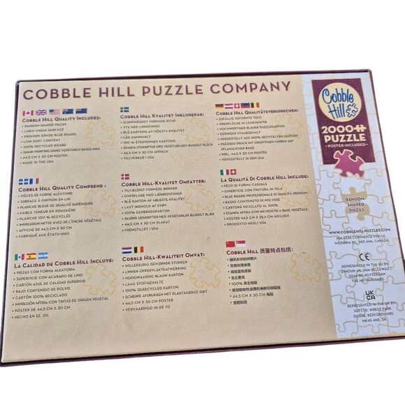 Cobble Hill Tile Work 2000 pc Jigsaw Puzzle - Picture 7 of 8